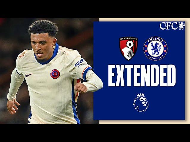 Bournemouth 0-1 Chelsea | Sancho and Nkunku Impact | HIGHLIGHTS - Extended | Premier League 2024/25