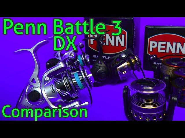 The NEW PENN Battle 3 DX is SWEET!  How does it compare to the Battle 2, 3, and Penn Spinfisher VI.