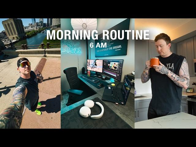 6AM MORNING ROUTINE | Productive, Healthy Habits, Content Creation