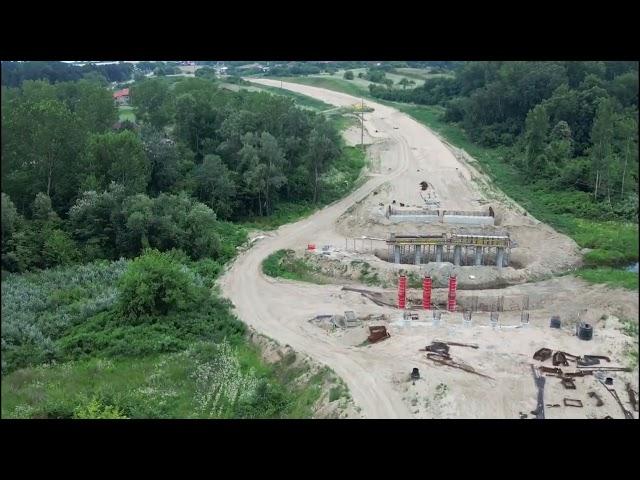 Brza saobraćajnica Požarevac-Golubac - od mesta Ponikve do Golubca - dron snimak