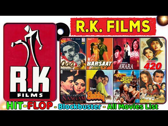 R. K. Films Hit and Flop All Movies List | Box Office Collection | All Films Name List | Shree 420