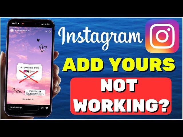 How to Fix Add Yours Template Not Working | Fix Not Able to Click on Add Yours Template