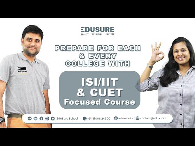 "MA Economics Entrance Prep | ISI, IIT & CUET | EduSure Masters in Economics Coaching"