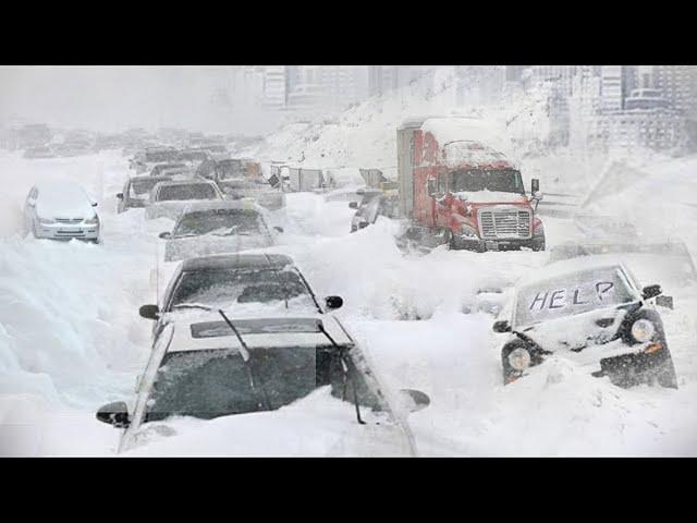 Chaos in Canada Today! Brutal Snow Storm Causing Major Incident in Saskatchewan