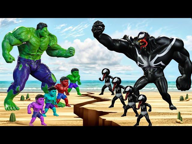 Rescue All HULK Family VS VENOM FAMILY, JOKER: Returning from the Dead SECRET | LIVE ACTION STORY