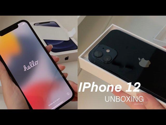 iPhone 12 Unboxing (Black 64GB)