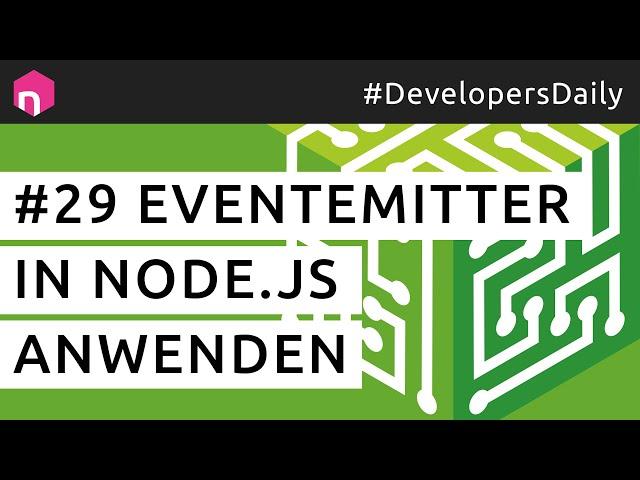 EventEmitter in Node.js anwenden // deutsch