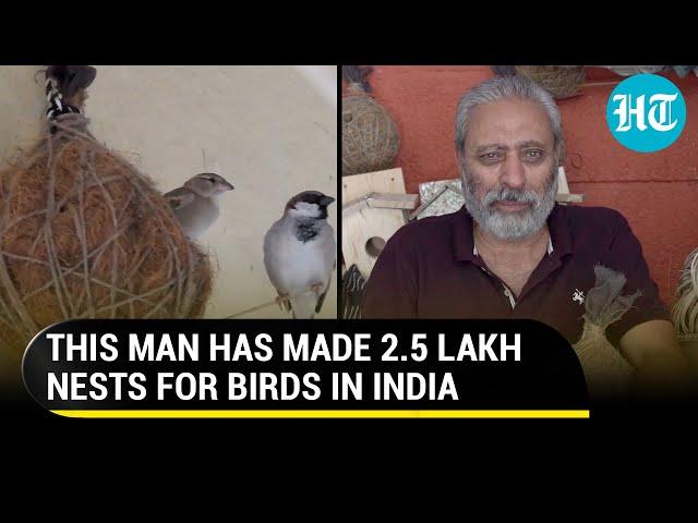 Meet India’s Nest Man, Rakesh Khatri, who is on a mission to bring birds back to urban areas