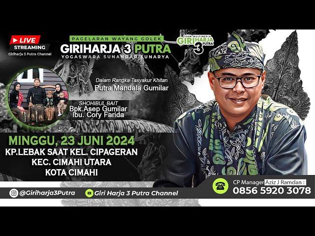 LIVE LAKON : BUDAK BUNCIR || GIRIHARJA 3 PUTRA - YOGASWARA SUNANDAR | 23/06/24 #gh3p