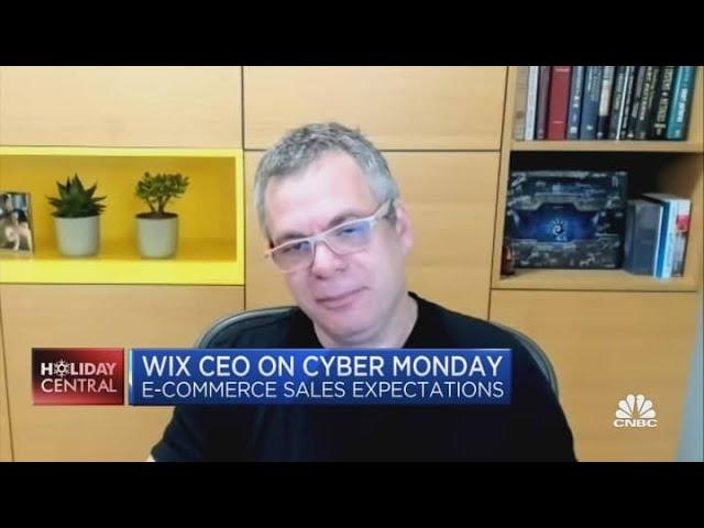 Wix CEO Avishai Abrahami looks at Black Friday's online sales