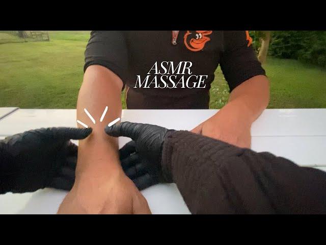 ASMR REAL PERSON MASSAGE-HAND & ARM  FAST + AGGRESSIVE 