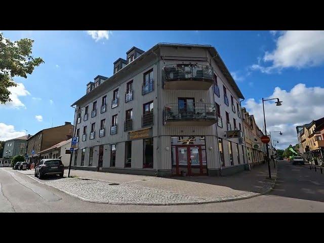 Walk around Kungsbacka one summer day (4k)