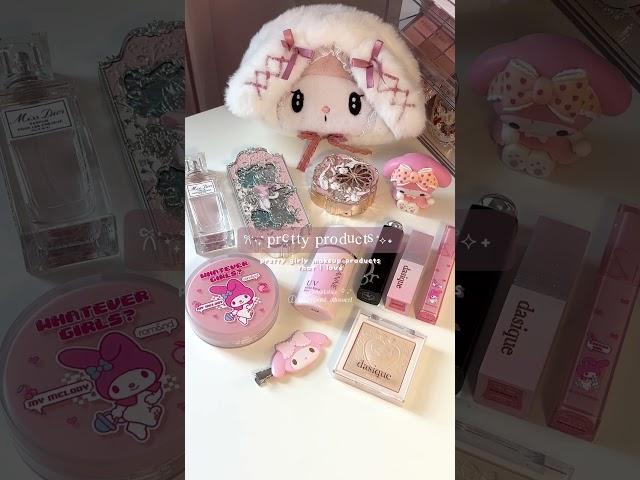 cute makeup products 🫶 #shortvideo #kbeauty #koreanmakeup #makeup #aesthetic #pink #girly