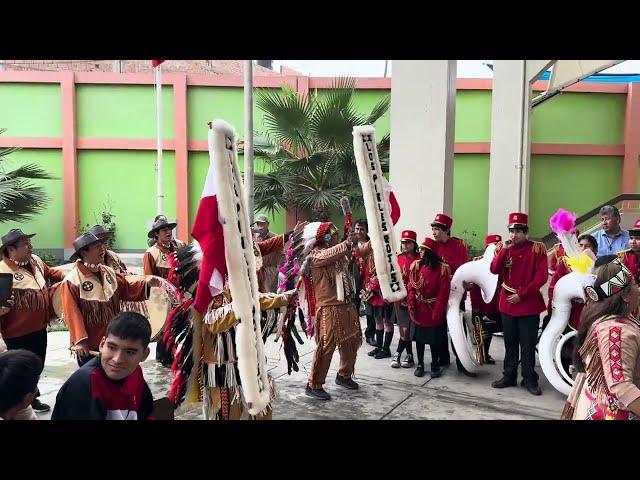 Presentación Pieles Rojas de Paramonga | Feria Internacional IE Guillermo Billinghurst de Barranca