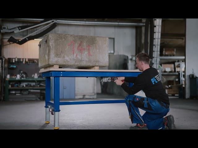 Height-Adjustable Workbenches and Welding Tables - Robust and Mobile