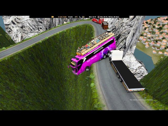 Amazing driving skills in Dangerous Roads - Euro Truck Simulator 2