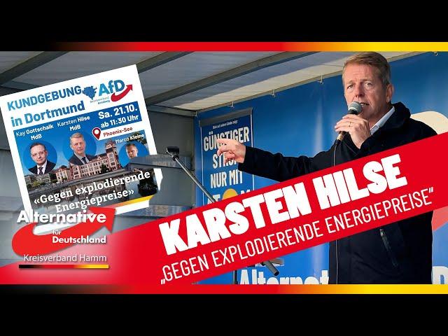 Karsten Hilse am Phoenix See | AfD Hamm