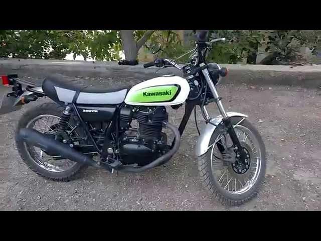 Kawasaki 250TR stock exhaust sound