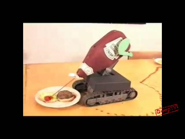 Great Ketchup Robot makes a huge mess