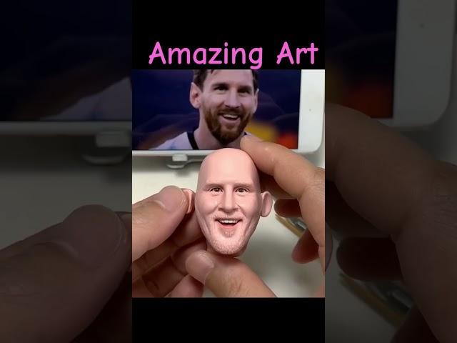 Messi clay art