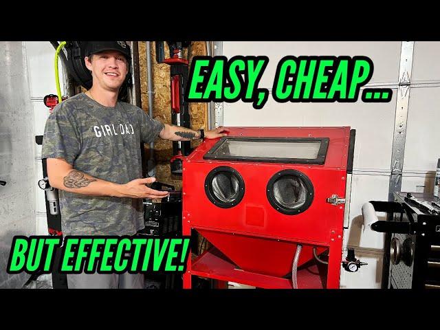 MAKING THIS $10 HARBOR FREIGHT SAND BLASTING CABINET BETTER! | *EASY*