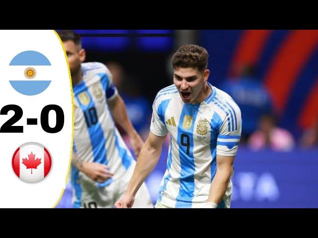 Argentina vs Canada | 2024 Copa America |Match highlights