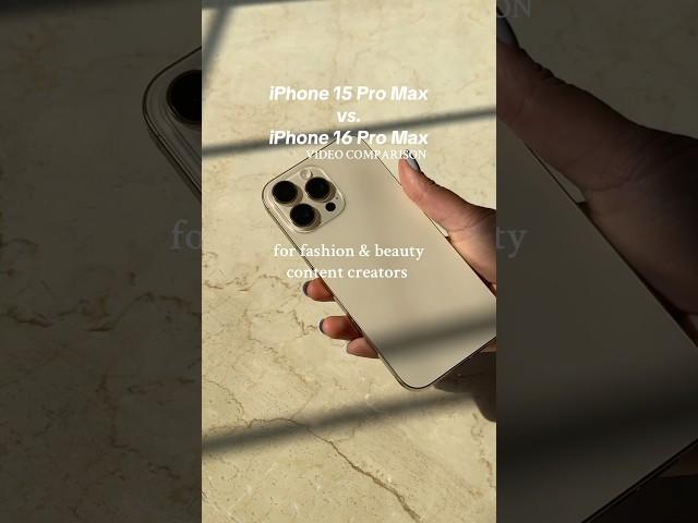 Comparing the cameras for content creators on the new iPhone 16 Pro Max vs. the iPhone 15 Pro Max 