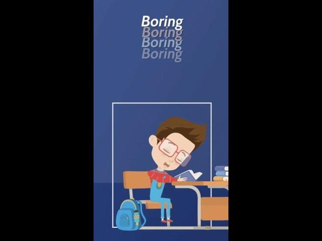 Boring | 1 Minute Chat |#shorts #talk #1minutetalk #boring  #learing #一分鐘 #英語口語