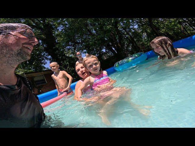 fun day in the pool at Nicole's house (July 7th, 2024)