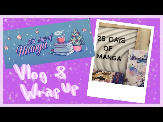 25 days of Manga Vlog & Wrap Up