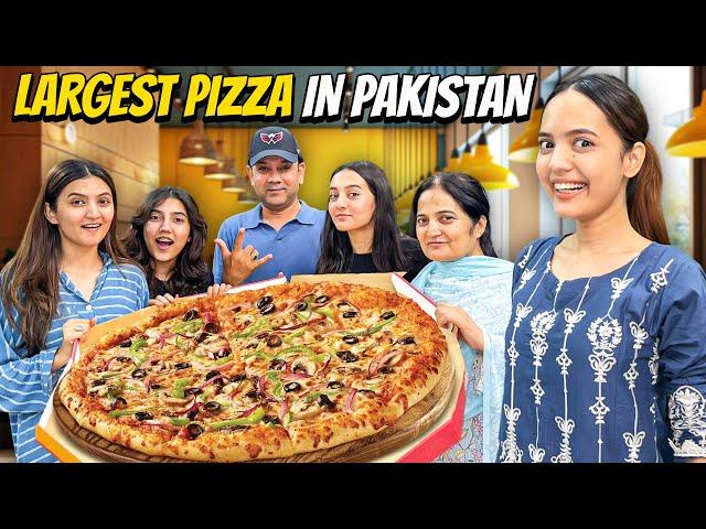 I Ordered the Largest Pizza of Pakistan|Sub Ghar walay Shocked hogaye|Sistrology