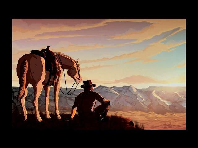 Cowboys Don't Cry - The Electones - Nights When The Moon Comes To, cowboy and horse at dawn 