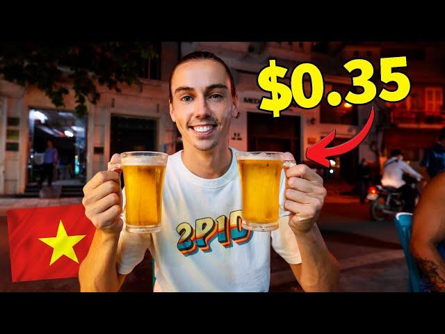 A Night in HANOI Trying the WORLD’s CHEAPEST Beer 