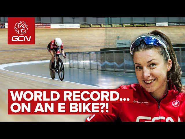 We Smash The Individual Pursuit World Record! (On An E Bike)