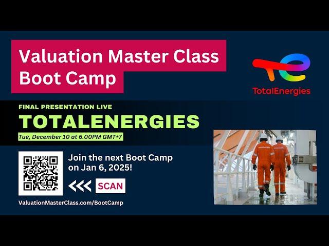 Valuation of TotalEnergies - Valuation Master Class Boot Camp