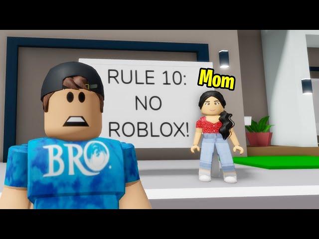 My MOM Had RULES.. I Broke Them ALL!! (Brookhaven RP)