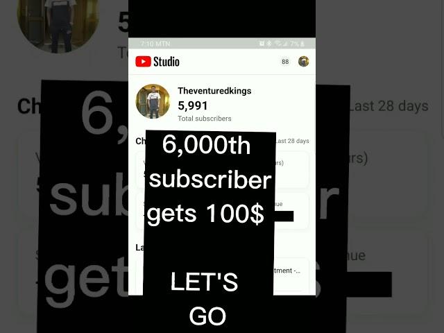 6,000th subscriber gets 100$ #trending #money #shorts #giveaway #mrbeast #Givingback #foryou #trend