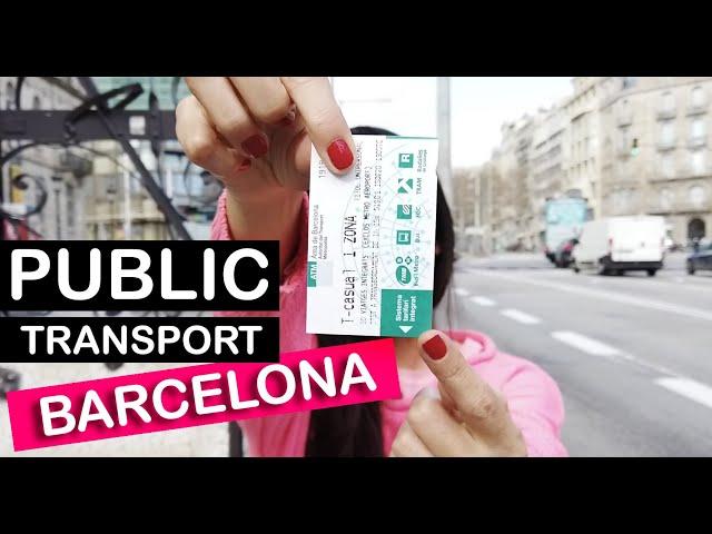 Using PUBLIC TRANSPORT in BARCELONA!!!         How to get around by Bus & Metro?? 