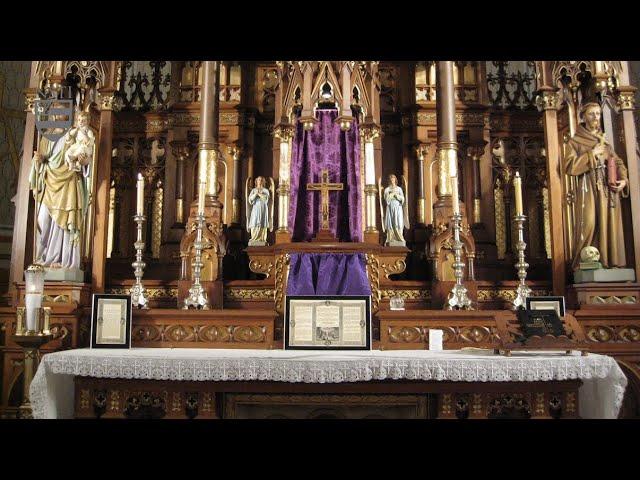 Traditional Latin Mass Altar Explained in Detail