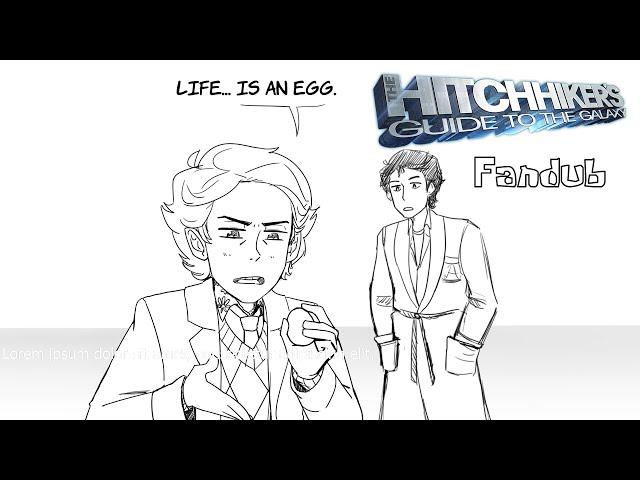 Life... is an Egg: The Hitchhiker's Guide to the Galaxy​ (Comic Fandub)