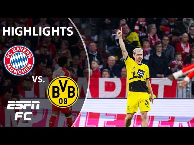 Bayern Munich vs. Borussia Dortmund | Bundesliga Highlights | ESPN FC