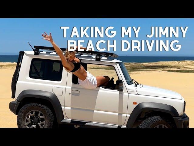 TAKING MY SUZUKI JIMNY BEACH DRIVING