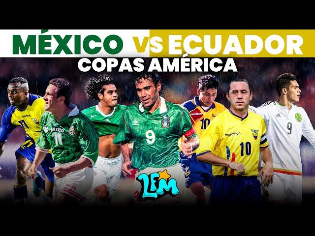 MÉXICO vs ECUADOR en Copa América  TODOS los ENFRENTAMIENTOS