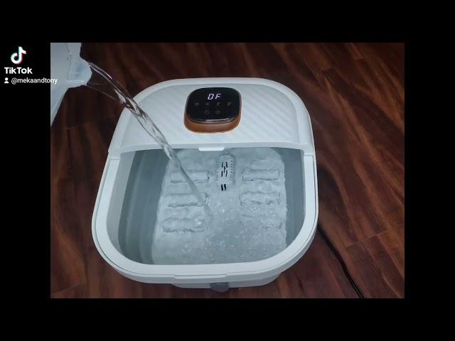 PORTABLE FOOT BATH TIKTOK SHOP #influencer  #tiktokshop #mekaandtony