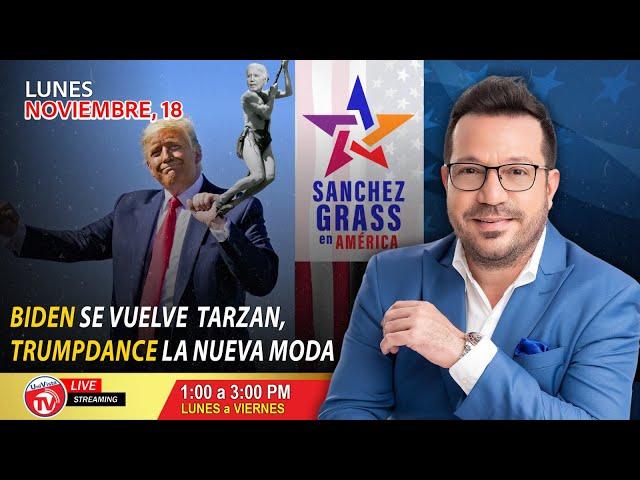 BIDEN se vuelve  TARZAN, TRUMPDANCE la nueva moda I Sánchez Grass en América