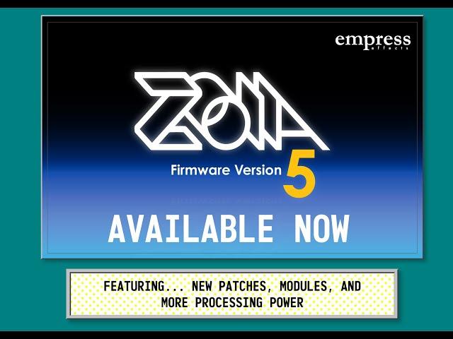 ZOIA Firmware 5