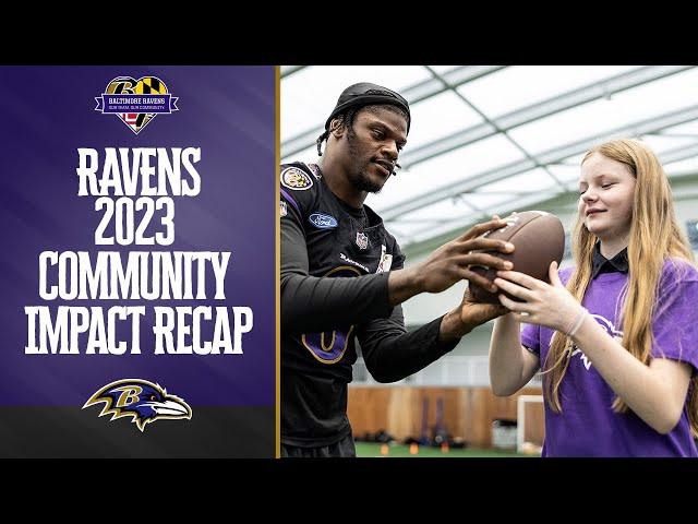 Baltimore Ravens 2023 Community Impact Recap | Baltimore Ravens