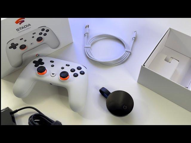 STADIA Premiere Edition console: Stadia Controller & chromecast ultra | unboxing, review, 4K HDR