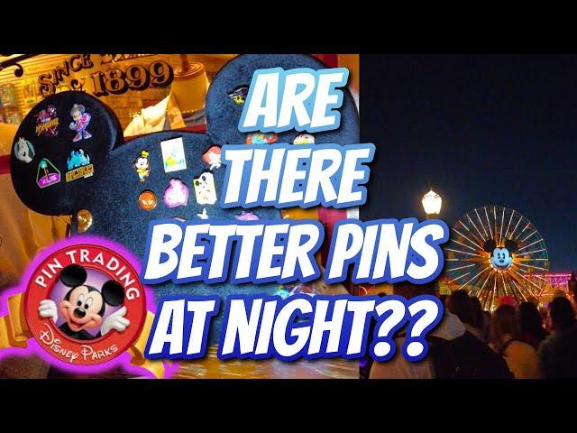 Scoring Cool Pins at Night|Disneyland Pin Boards & Castmember Trivia #disneypintrading