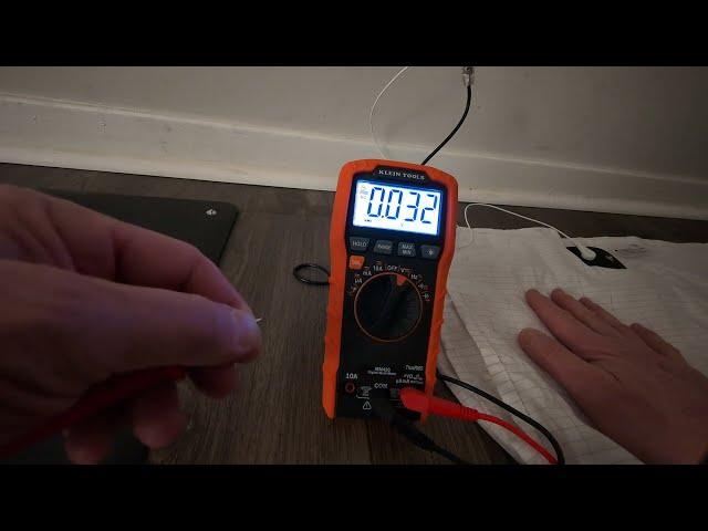 GroundingWell Grounding Bed Sheet And Mat Body Voltage Test